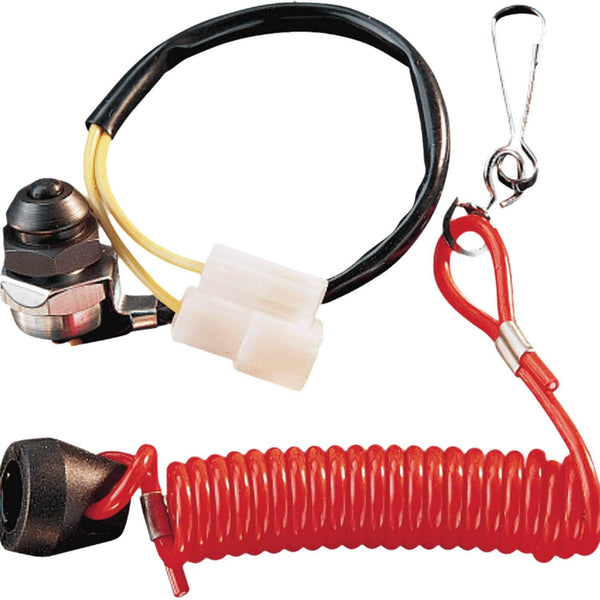 Polaris Coiled Tether Kill Switch Kit, Red, Genuine OEM Part 2874379, Qty 1