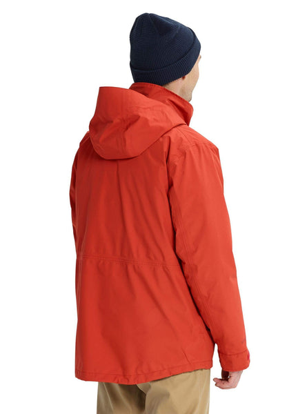 Burton Men's Gore-Tex Edgecomb Insulator Jacket, Hot Sauce, Medium