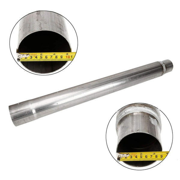 BLACKHORSE-RACING Performance Race 4" 409 Steel CAT & DPF Pipe No Bungs Exhaust System Kit for 2008-2010 Ford Powerstroke 6.4L Turbo Diesel