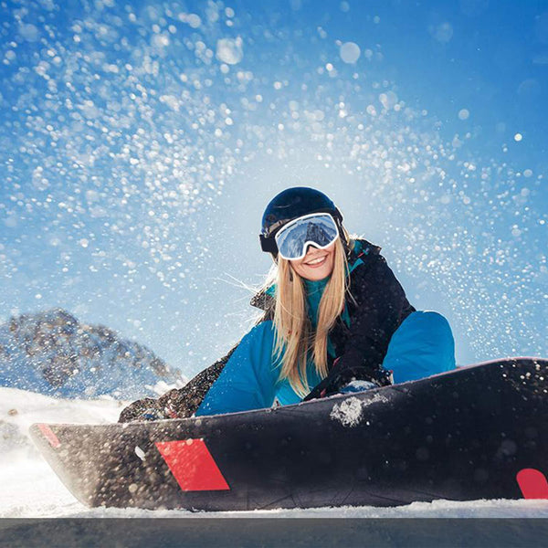 Occffy Ski Goggles Snowboard Sports OTG Goggles, UV Protection Skiing Goggles with Anti Fog for Mens Womens Youth Helmet Compatible HX001 (HX001 White Frame with Silver Lens(VLT11%))