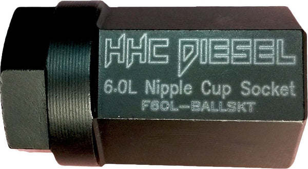 HHC Diesel ~ Ford 6.0L Indestructible Nipple Cup Master Kit ~ Everything You Need to Rebuild Your Oil Rail With Tool & Ball Tubes(8: Nipples, 8: Seals & Tool) F60L-NIPPLEKIT