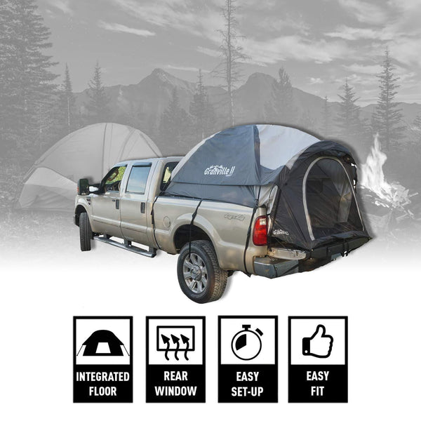 Offroading Gear Pickup Truck Bed Camping Tent, 6.5' Ft Box Length (Without Front Awning)