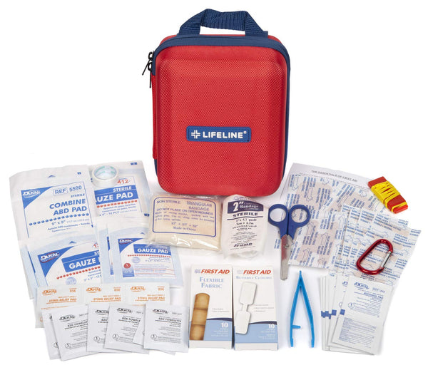 First My Family 4FKIT All-in-One 4-Person Premium Disaster Preparedness Survival Kit/Earthquake Kit with 72 Hours of Survival and First-Aid Supplies 4PKIT, FMF4PR