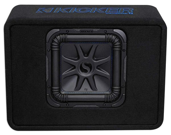 Kicker 10" 1200W Single Loaded Solo-Baric L7S Subwoofer Enclosure | 44TL7S102