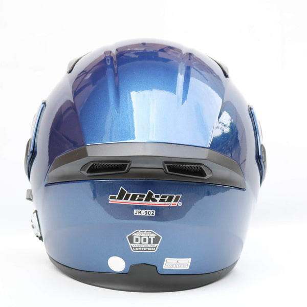 MOPHOTO Bluetooth Integrated Motorcycle Helmets, Anti-Glare Full Face Flip up Dual Visors Modular Bike Motorcross Helmets Intercom Helmet/Rider to Rider, XLarge (61-62cm)