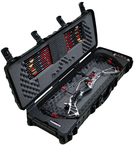 Case Club Waterproof Parallel Limb Compound Bow Case with Silica Gel to Help Prevent Rust