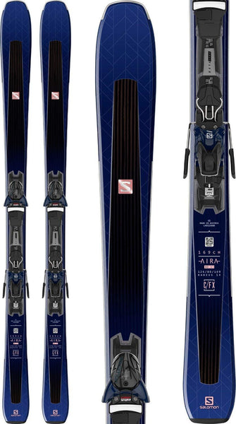 SALOMON Aira 80 Ti Womens Skis 155 w/Z10 GW Bindings Womens Sz 155cm Black