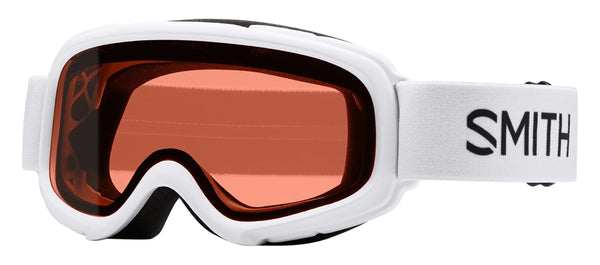 Smith Optics Gambler Goggle (Youth Fit) White Frame/Rc36 Lens One Size