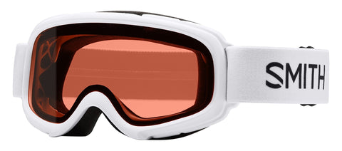 Smith Optics Gambler Goggle (Youth Fit) White Frame/Rc36 Lens One Size