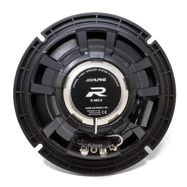 Alpine R-S65.2 R-Series 6 1/2-inch Coaxial 2-Way Speakers (Pair)