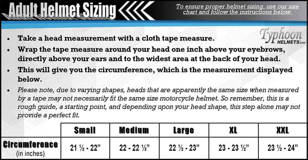 Typhoon Adult Dirt Bike Helmet ATV Off Road ORV Motocross Helmet DOT Motorcycle Blue (Large)