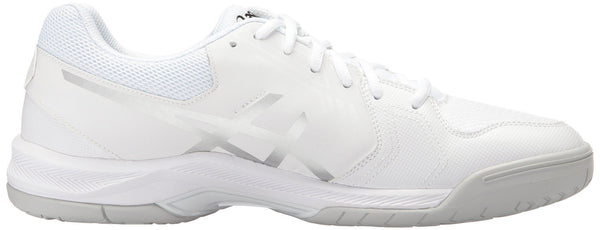ASICS Men's Gel-Dedicate 5 Tennis Shoe White/Silver 11 M US [product _type] ASICS - Ultra Pickleball - The Pickleball Paddle MegaStore
