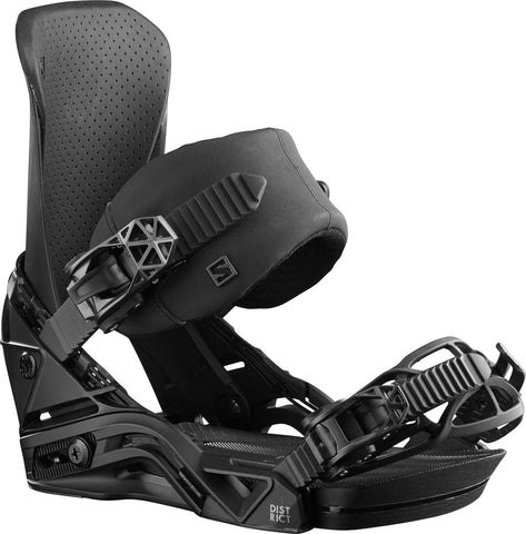 SALOMON District Snowboard Bindings Mens Sz L (10-14) Black