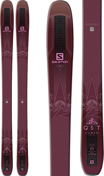 SALOMON QST Lumen 99 Skis Purple/Pink Womens Sz 159cm