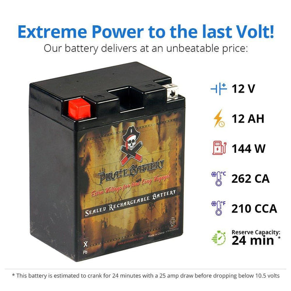 Pirate Battery YB14A-A2 lead_acid_battery