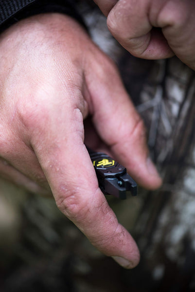 TruFire Patriot Archery Compound Bow Release - Adjustable Black Wrist Strap