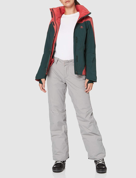 SALOMON Women's Icerocket JKT W, Green Gab, X-Small