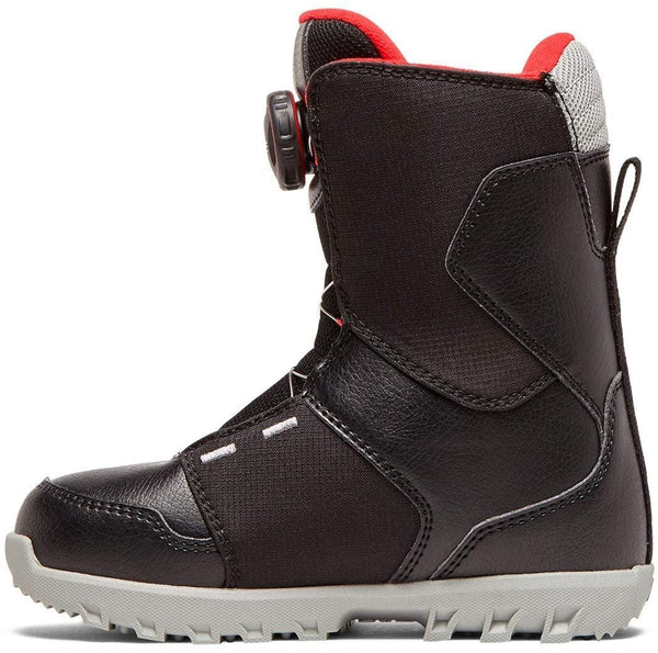 DC Scout BOA Snowboard Boots Kid's Sz 3 Black