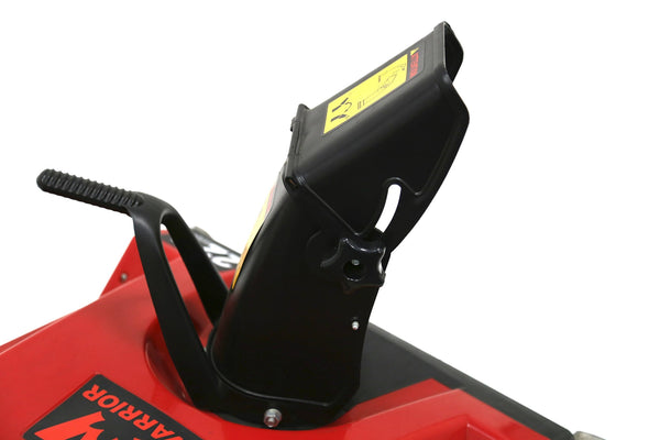 Warrior Tools America WR67436N Single Stage Hand Push Snow Blower, 196cc/22, Red
