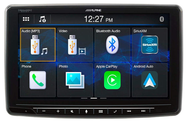 ALPINE iLX-F259 9" Digital Media Receiver w/CarPlay/Google Assist + Backup Cam