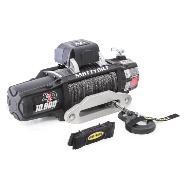 Smittybilt (98510) X2O Waterproof Synthetic Rope Winch - 10000 lb. Load Capacity