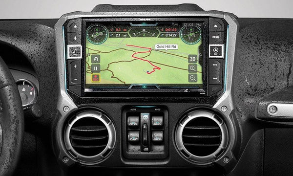 Alpine Electronics X209-WRA-OR 9" Restyle Navigation System with Off-Road Mode & Apple CarPlay & Android Auto for The Jeep Wrangler (2011-2018)
