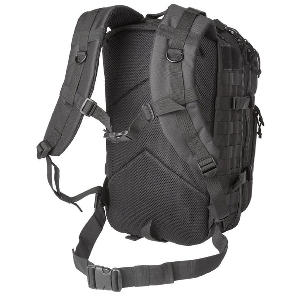 Exos Bravo Tactical Assault Backpack Rucksack. Great as a Bug Out Bag, Daypack, or Go Bag; for Hiking, or Camping. Molle Equipped & Hydration Pack Ready (Black)