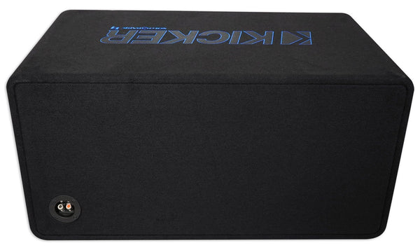 Kicker 44DL7S122 Dual 12" 3000w L7 Solo-Baric L7S Loaded Subwoofer Box+Amp+Wires