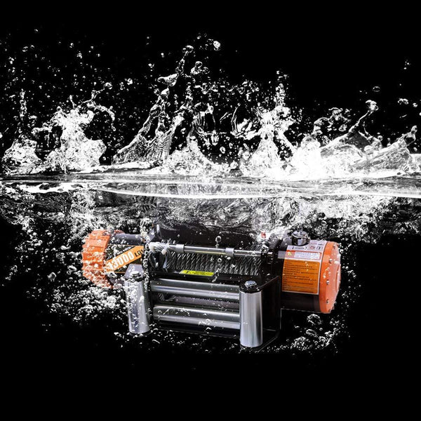 ORCISH IP67 Waterproof 12V Steel Cable Electric Jeep Truck Winch 13000 lb.Load Capacity