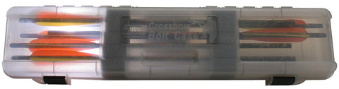 MTM Crossbow Bolt Case Holds-12 Clear Smoke BHCB-41