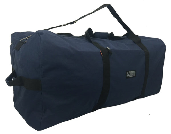 Heavy Duty Cargo Duffel Large Sport Gear Drum Set Equipment Hardware Travel Bag Rooftop Rack Bag (21" x 10" x 9", Navy)