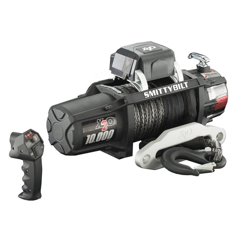 Smittybilt (98510) X2O Waterproof Synthetic Rope Winch - 10000 lb. Load Capacity