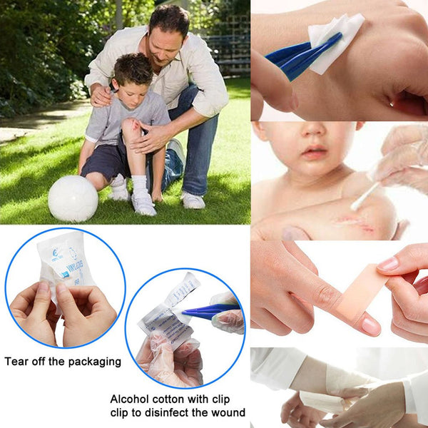 Monoki First Aid Kit Survival Kit, 241Pcs Upgraded Outdoor Emergency Survival Kit Gear - Medical Supplies Trauma Bag Safety First Aid Kit for Home Office Car Boat Camping Hiking Hunting Adventures