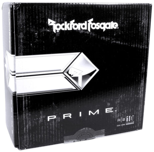 (2) Rockford Fosgate R2SD4-10 10" 800 watt Prime R2 Dual 4 Ohm Voice Coil Shallow Subwoofers