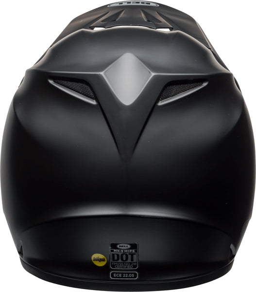 Bell MX-9 MIPS Equipped Motorcycle Helmet (Solid Matte Black, Medium)