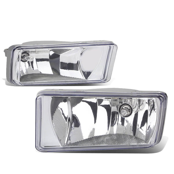 Chevy/GMC GMT900 Truck Pair of Bumper Driving Fog Lights (Chrome1)
