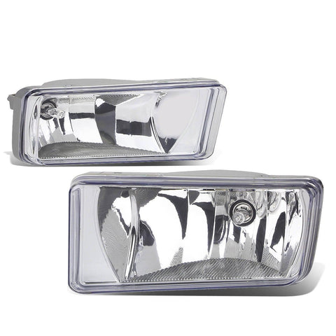 Chevy/GMC GMT900 Truck Pair of Bumper Driving Fog Lights (Chrome1)
