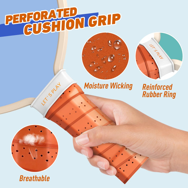 Sprypals Pickleball Paddles, USAPA Approved Pickleball Set of 4 with 4 Pickleball Balls and 1 Carry Bag Pickleball Rackets with Ergonomic Cushion Grip for Beginner & Intermediate Gifts for Women Men