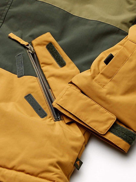 Burton Boys' Symbol Jacket, Martini Olive Multi, Large