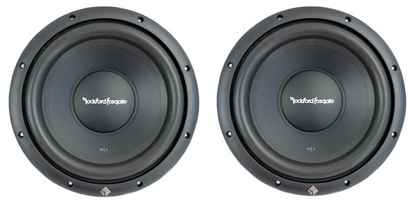 (2) Rockford Fosgate R1S4-10 Prime 10" 800 Watt 4 Ohm Car Audio Subwoofers Subs