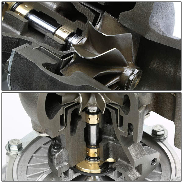 T04E T3/T4 4-Bolt Manifold Flange Stage III Turbocharger with Internal Wastegate Turbine A/R .63