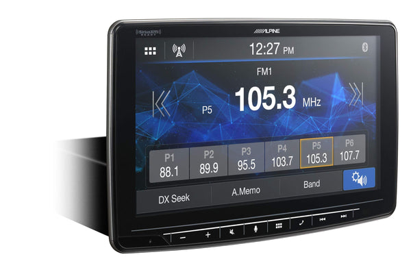 Alpine iLX-F259, Halo9 9" Single Din Mech-Less Digital Media Receiver, Apple CarPlay/Android Auto