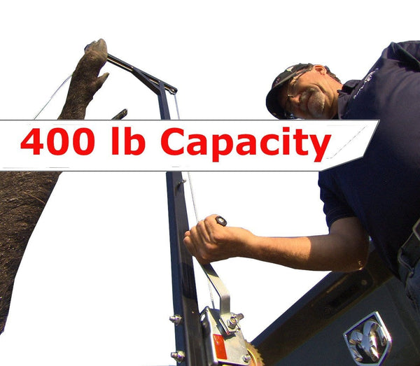 HME Products Truck Hitch Game Hoist - Complete Kit (Includes Winch/Gambrel)