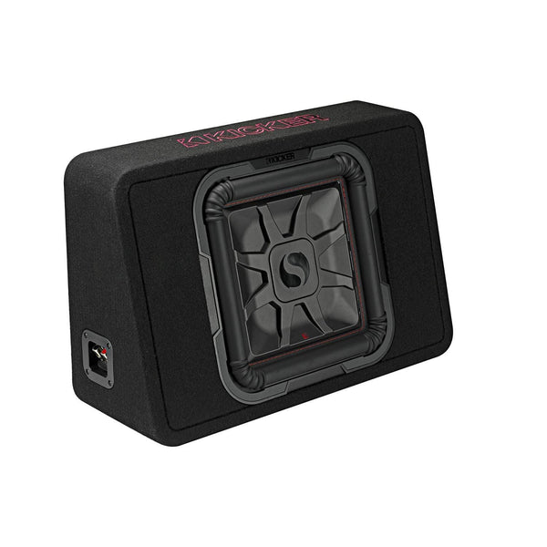 Kicker 46TL7T122 TL7T 12" (30cm) Solo-Baric Subwoofer in Thin Profile Enclosure, 2-Ohm, 600 Watt