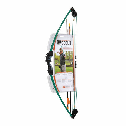 Bear Archery Scout Youth Bow Only - Hunter Green - Recommended for Children 4 to 7 Years Old
