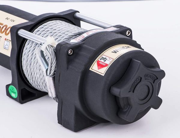 Sinoking 12VDC 4500lb/2041kg,High Speed UTV&ATV Winch With 1/4＂×32′（feet）Cable