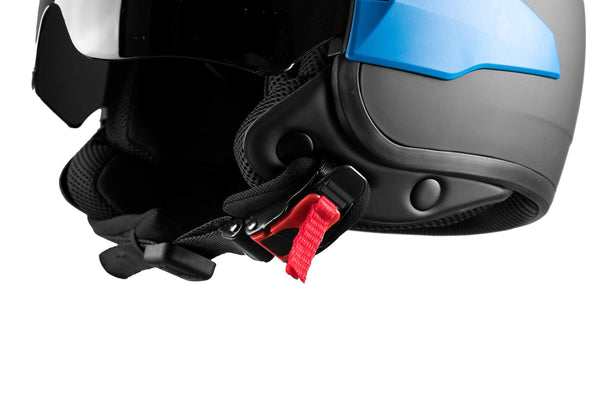 Westt Rover Open Face Motorcycle Helmet DOT Approved with Sunshield + 3 Interchangeable Side Parts