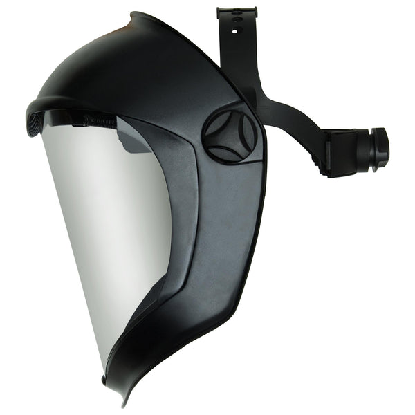 Uvex Bionic Face Shield with Clear Polycarbonate Visor and Anti-Fog/Hard Coat (S8510)