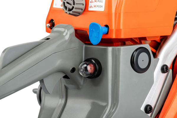 LaGinza LG4610 46CC 16-inch 18-inch 2IN1 Gas Powered Chainsaw with Carrying Case, Orange/Gray