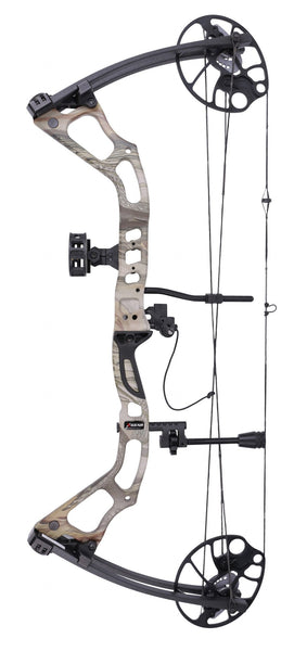 Leader Accessories Compound Bow 25-70lbs 19" - 31" Archery Hunting Equipment with Max Speed 300fps, Right Handed (God camo)